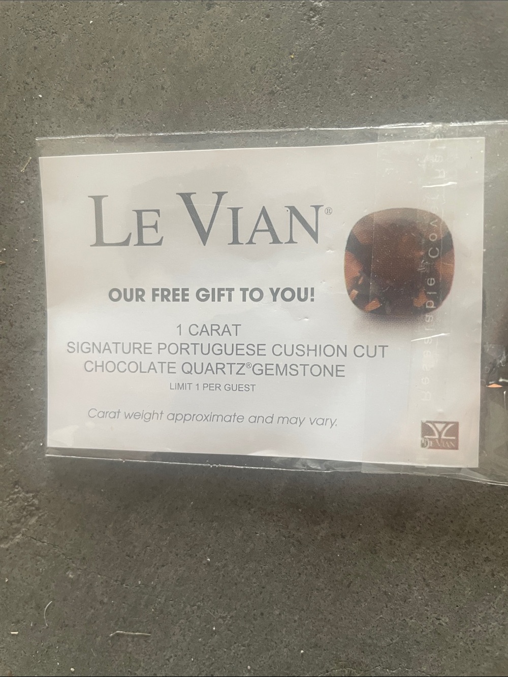 Le Vian Chocolate Quartz Cushion Gemstone Pendant - Brown